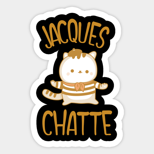 Jacques Chatte (James the cat) Sticker by 2 souls